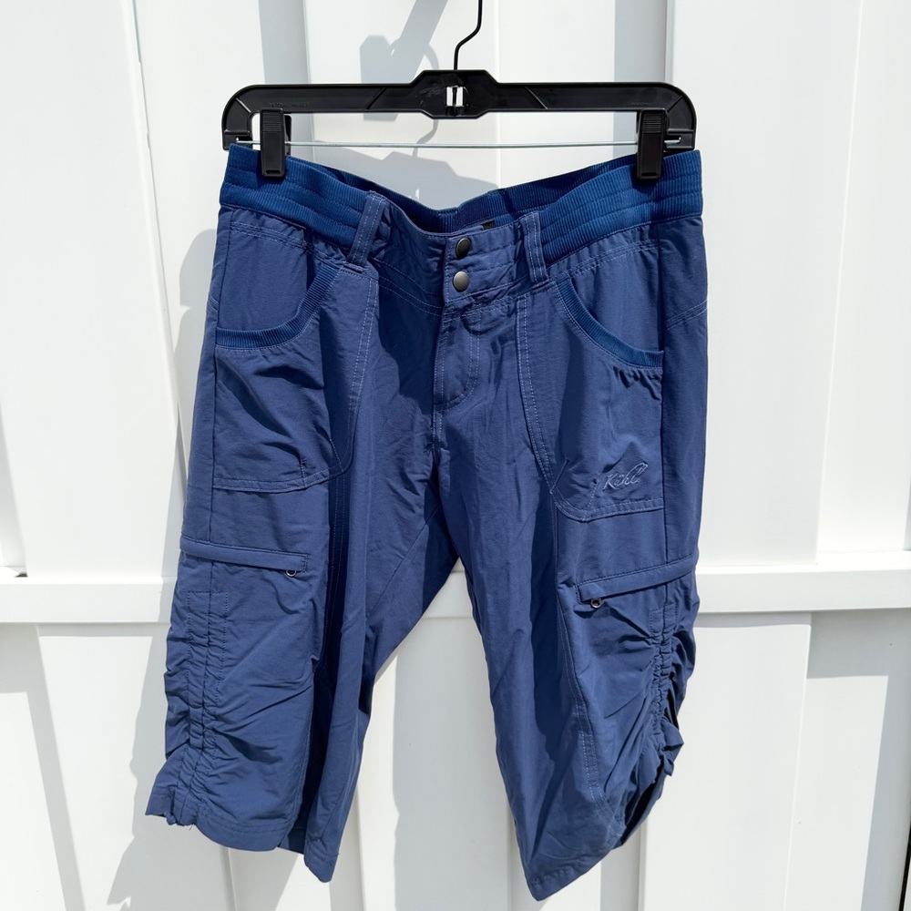 Kuhl Durango Knicker Capri Pants Bermuda Shorts Outdoor Hiking Blue Women’s 6